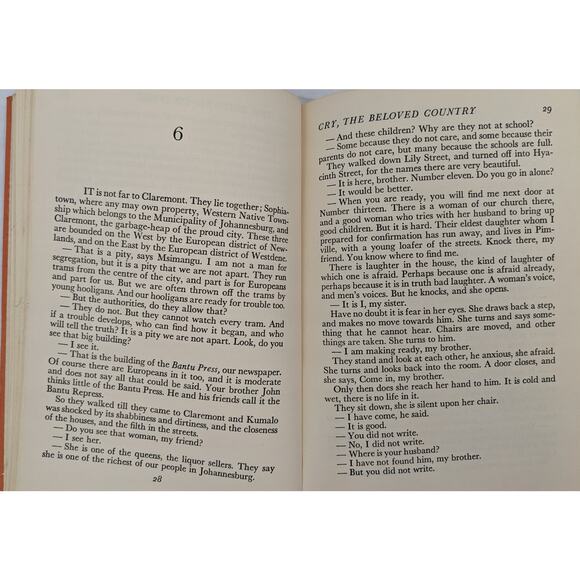 Cry The Beloved Country By Alan Paton Modern Standard Vintage Novel 1950 - Picture 12 of 16